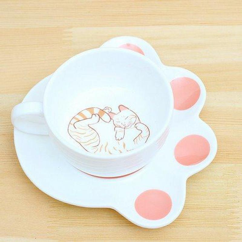 Tasse Chat Porcelaine Chat Transparent