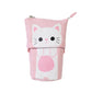 Trousse Chat Kawaii Blanc & Rose